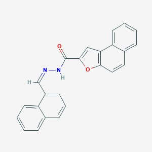 molecular formula C24H16N2O2 B302023 N'-(1-naphthylmethylene)naphtho[2,1-b]furan-2-carbohydrazide 