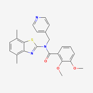 N-(4,7-dimethylbenzo[d]thiazol-2-yl)-2,3-dimethoxy-N-(pyridin-4-ylmethyl)benzamide