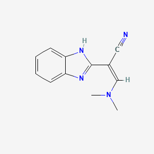 (2Z)-2-(1H-benzimidazol-2-yl)-3-(dimethylamino)acrylonitrile