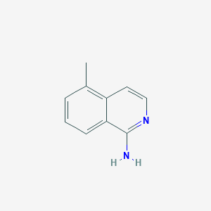 molecular formula C10H10N2 B3020257 5-Methylisoquinolin-1-amine CAS No. 1557045-33-6