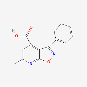 6-Methyl-3-phenylisoxazolo[5,4-b]pyridine-4-carboxylic acid