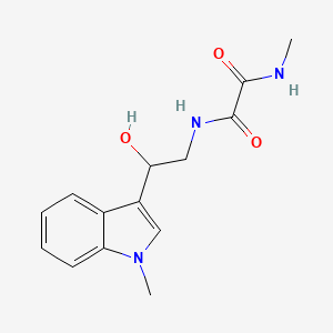 N1-(2-hydroxy-2-(1-methyl-1H-indol-3-yl)ethyl)-N2-methyloxalamide
