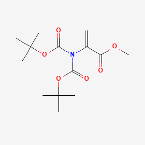 Methyl 2-{bis[(tert-butoxy)carbonyl]amino}prop-2-enoate