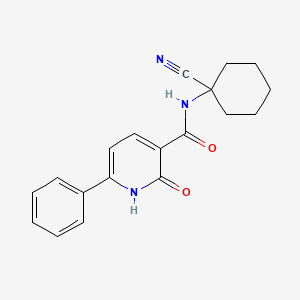 N-(1-cyanocyclohexyl)-2-oxo-6-phenyl-1,2-dihydropyridine-3-carboxamide