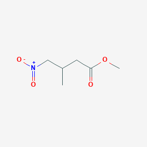 molecular formula C6H11NO4 B3020383 3-甲基-4-硝基丁酸甲酯 CAS No. 16507-06-5