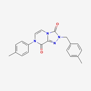 2-(4-methylbenzyl)-7-(p-tolyl)-[1,2,4]triazolo[4,3-a]pyrazine-3,8(2H,7H)-dione