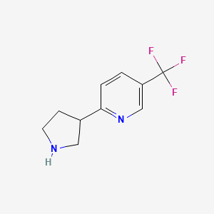 2-(Pyrrolidin-3-YL)-5-(trifluoromethyl)pyridine