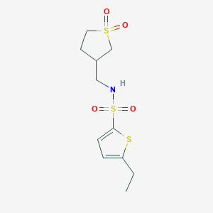 N-((1,1-dioxidotetrahydrothiophen-3-yl)methyl)-5-ethylthiophene-2-sulfonamide