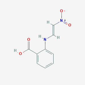 molecular formula C9H8N2O4 B3020442 2-{[(E)-2-Nitrovinyl]amino}benzoic acid CAS No. 121845-92-9; 298188-18-8