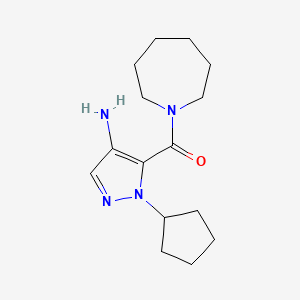 5-(Azepan-1-ylcarbonyl)-1-cyclopentyl-1H-pyrazol-4-amine