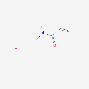 molecular formula C8H12FNO B3020467 N-(3-Fluoro-3-methylcyclobutyl)prop-2-enamide CAS No. 2224544-47-0