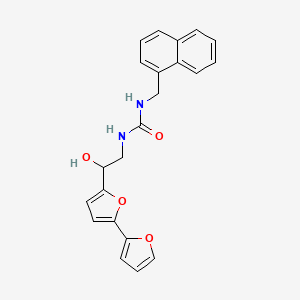 1-[2-[5-(Furan-2-yl)furan-2-yl]-2-hydroxyethyl]-3-(naphthalen-1-ylmethyl)urea