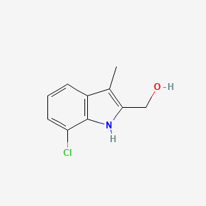 molecular formula C10H10ClNO B3020478 (7-chloro-3-methyl-1H-indol-2-yl)methanol CAS No. 706789-00-6