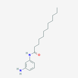 molecular formula C18H30N2O B3020487 N-(3-aminophenyl)dodecanamide CAS No. 84312-02-7