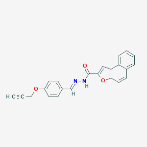 molecular formula C23H16N2O3 B302049 N'-[4-(2-propynyloxy)benzylidene]naphtho[2,1-b]furan-2-carbohydrazide 