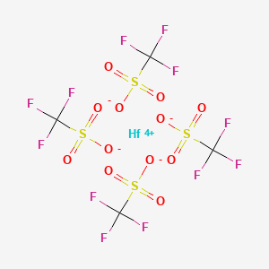 molecular formula C4F12HfO12S4 B3020496 三氟甲磺酸铪(IV) CAS No. 161337-67-3