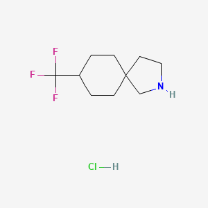 8-(Trifluoromethyl)-2-azaspiro[4.5]decane;hydrochloride