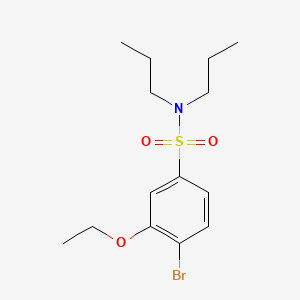 4-bromo-3-ethoxy-N,N-dipropylbenzenesulfonamide