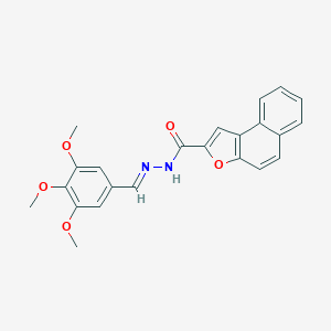 molecular formula C23H20N2O5 B302051 N'-[(E)-(3,4,5-trimethoxyphenyl)methylidene]naphtho[2,1-b]furan-2-carbohydrazide 