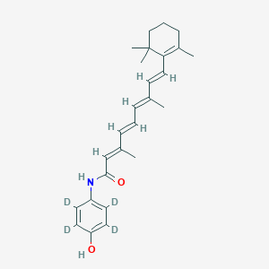 molecular formula C26H33NO2 B3020529 N-(4-羟基苯基-d4)视黄酰胺 CAS No. 2118244-64-5