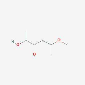 molecular formula C7H14O3 B3020543 2-Hydroxy-5-methoxyhexan-3-one CAS No. 101080-34-6