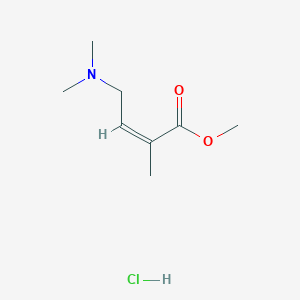 Methyl (2Z)-4-(dimethylamino)-2-methylbut-2-enoate hydrochloride