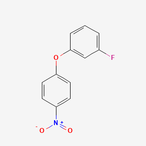 molecular formula C12H8FNO3 B3020592 1-氟-3-(4-硝基苯氧基)苯 CAS No. 34859-79-5