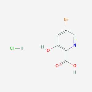 molecular formula C6H5BrClNO3 B3020593 5-Bromo-3-hydroxypyridine-2-carboxylic acid hydrochloride CAS No. 2095411-00-8