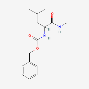 benzyl N-[3-methyl-1-(methylcarbamoyl)butyl]carbamate