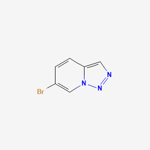 molecular formula C6H4BrN3 B3020633 6-Bromo-[1,2,3]triazolo[1,5-a]pyridine CAS No. 192642-82-3