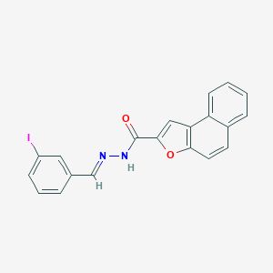 molecular formula C20H13IN2O2 B302064 N'-(3-iodobenzylidene)naphtho[2,1-b]furan-2-carbohydrazide 