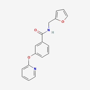 N-(furan-2-ylmethyl)-3-(pyridin-2-yloxy)benzamide