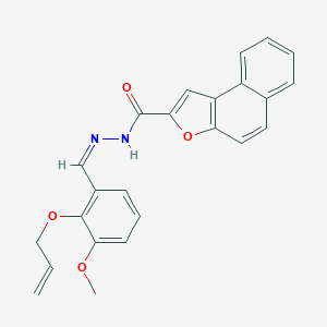 molecular formula C24H20N2O4 B302065 N'-[2-(allyloxy)-3-methoxybenzylidene]naphtho[2,1-b]furan-2-carbohydrazide 