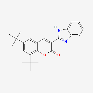 3-(1H-benzimidazol-2-yl)-6,8-di-tert-butyl-2H-chromen-2-one