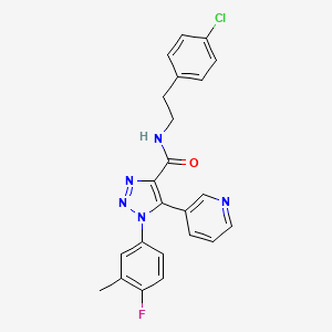 1-(3-phenoxypyrazin-2-yl)-N-(1-phenylethyl)piperidine-3-carboxamide