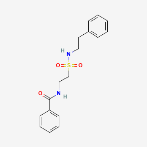 N-(2-(N-phenethylsulfamoyl)ethyl)benzamide