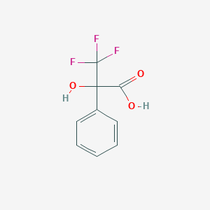 molecular formula C9H7F3O3 B3020696 3,3,3-Trifluoro-2-hydroxy-2-phenylpropanoic acid CAS No. 55519-22-7