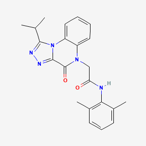 N-(2,6-dimethylphenyl)-2-(1-isopropyl-4-oxo[1,2,4]triazolo[4,3-a]quinoxalin-5(4H)-yl)acetamide