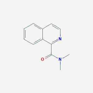 molecular formula C12H12N2O B3020778 N,N-dimethylisoquinoline-1-carboxamide CAS No. 1460211-82-8