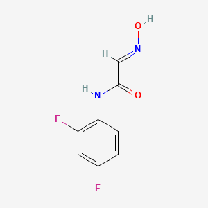 molecular formula C8H6F2N2O2 B3020798 N-(2,4-difluorophenyl)-2-(N-hydroxyimino)acetamide CAS No. 366-46-1