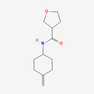 molecular formula C12H19NO2 B3020849 N-(4-methylidenecyclohexyl)oxolane-3-carboxamide CAS No. 2097883-51-5