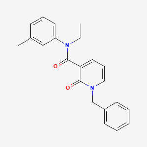 molecular formula C22H22N2O2 B3020851 1-benzyl-N-ethyl-N-(3-methylphenyl)-2-oxopyridine-3-carboxamide CAS No. 946245-69-8