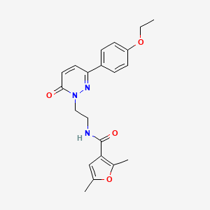 molecular formula C21H23N3O4 B3020857 N-(2-(3-(4-ethoxyphenyl)-6-oxopyridazin-1(6H)-yl)ethyl)-2,5-dimethylfuran-3-carboxamide CAS No. 1219912-38-5