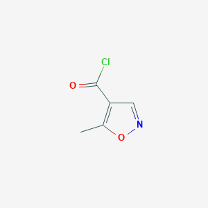 molecular formula C5H4ClNO2 B3020862 5-甲基-4-异噁唑基甲酰氯 CAS No. 67305-24-2