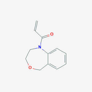 molecular formula C12H13NO2 B3020871 1-(3,5-Dihydro-2H-4,1-benzoxazepin-1-yl)prop-2-en-1-one CAS No. 2190141-68-3
