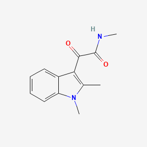 molecular formula C13H14N2O2 B3020938 2-(1,2-dimethylindol-3-yl)-N-methyl-2-oxoacetamide CAS No. 862814-26-4