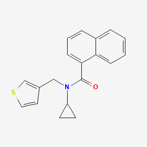 N-cyclopropyl-N-(thiophen-3-ylmethyl)-1-naphthamide