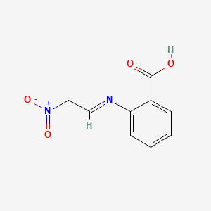 molecular formula C9H8N2O4 B3020955 2-(2-nitroethylideneamino)benzoic Acid CAS No. 298188-18-8