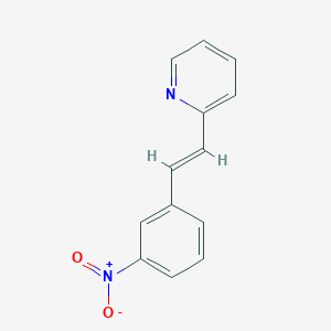 molecular formula C13H10N2O2 B3020966 2-(m-Nitrostyryl)pyridine CAS No. 55532-26-8