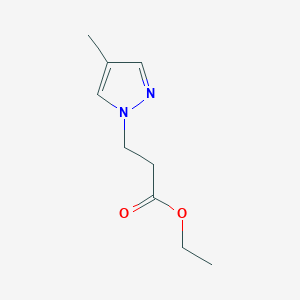 molecular formula C9H14N2O2 B3020974 ethyl 3-(4-methyl-1H-pyrazol-1-yl)propanoate CAS No. 1159697-46-7
